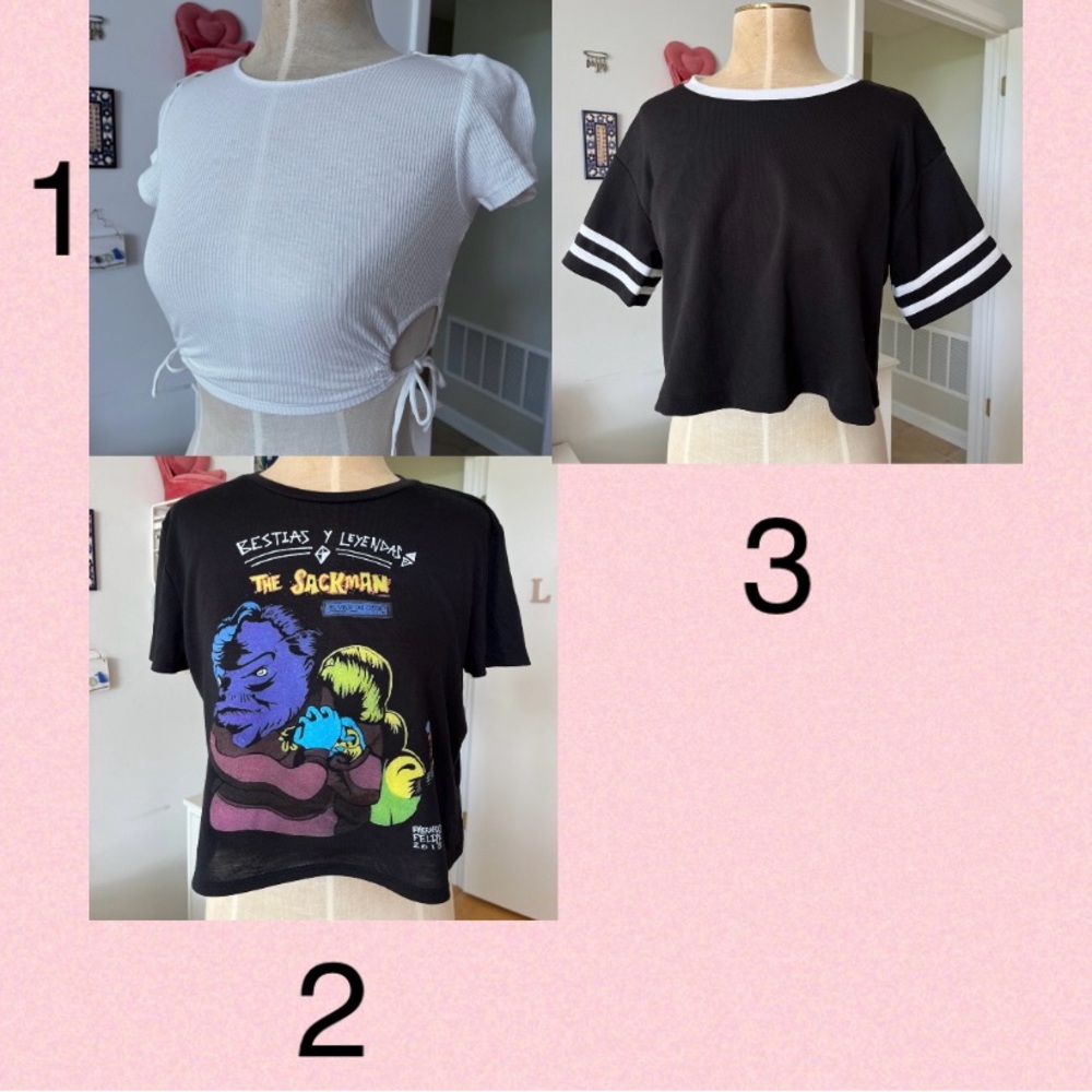 T-Shirt Crop Top Bundle 6